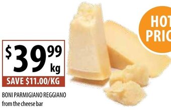 Supabarn Boni Parmigiano Reggiano From The Cheese Bar offer