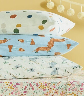 Spotlight Kids House Flannelette Sheet Sets offer