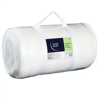 Spotlight 30% off Ever Rest Memory Foam Mattress Topper offer