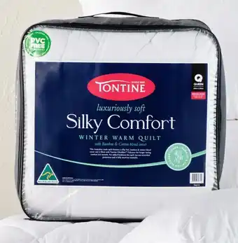 Spotlight 50% off Tontine Silky Comfort Bamboo & Cotton Blend Cover Quilt offer