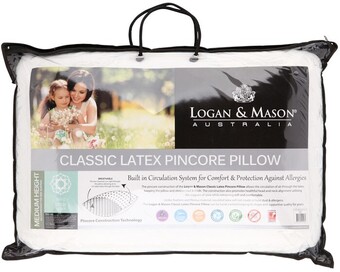 Spotlight Logan & Mason Classic Latex Pincore Pillow offer