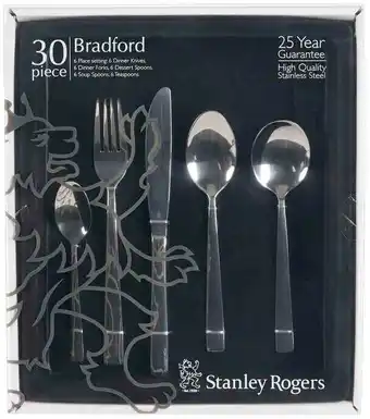 Spotlight 40% off Stanley Rogers Bradford 30 Piece Cutlery Set offer