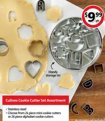 Stainless Steel/Choose From 24 Piece Mini Cookie Cutters or 26 Piece Alphabet Cookie Cutters
