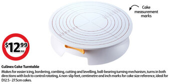 Coles Culinex Cake Turntable offer
