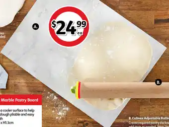 Coles Culinex Marble Pastry Board offer
