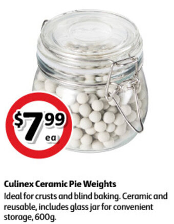 Coles Culinex Ceramic Pie Weights offer