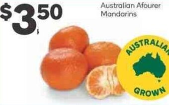 Woolworths Australian Afourer Mandarins offer