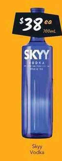 Cellarbrations Skyy Vodka offer
