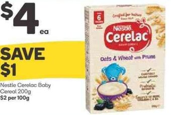 Woolworths Nestle Cerelac Baby Cereal 200g offer