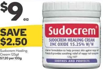 Woolworths Sudocrem Healing Cream 125gt offer