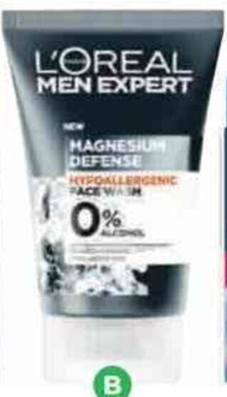 Woolworths L'oréal Men Expert Magnesium Face Wash 100ml offer