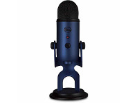 BIG W Blue 'Yeti' Plug and Play USB Microphone - Midnight Blue offer