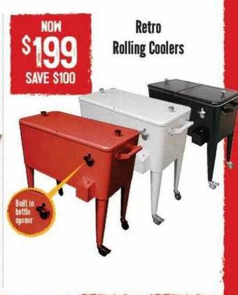 Retro Rolling Coolers