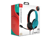 BIG W Nintendo Switch LVL 40 Wired Red and Blue Headset offer