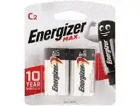 Officeworks Energizer MAX C Alkaline Batteries 2 Pack offer
