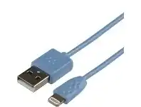 Officeworks Keji Lightning Cable 1m Light Blue offer