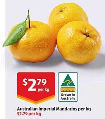 ALDI Australian Imperial Mandarins offer
