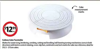 Coles Culinex Cake Turntable offer