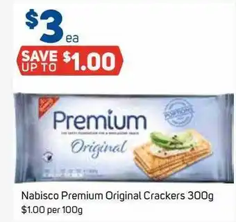 Foodland Nabisco Premium Original Crackers 300g offer