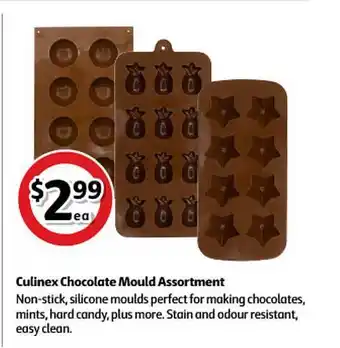Coles Culinex Chocolate Mould Assortment offer