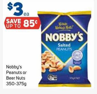 Nobby's Peanuts Or Beer Nuts