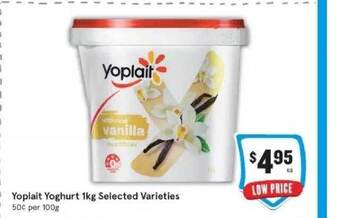 IGA Yoplait Yoghurt offer