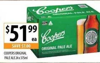 Supabarn Coopers Original Pale Ale offer