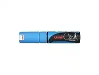 Officeworks Uni Liquid Chalk Marker Chisel Tip Light Blue offer
