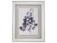 LivingStyles Aliesha Mirror Framed Wall Art Print, Oak Leaf, 50cm offer