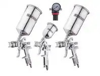 SuperCheap Auto Black Ridge 4 Piece HVLP Air Spray Gun Kit offer