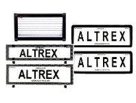 Altrex Number Plate Protectors