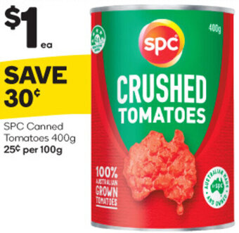 Woolworths SPC Canned Tomatoes 400g offer
