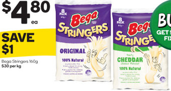 Woolworths Bega Stringers 160g offer