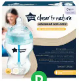 Woolworths Tommee Tippee Advanced Anti-Colic Feeding Bottle 260 ml Pk 2 offer