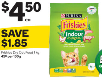 Woolworths Friskies Dry Cat Food 1 kg offer