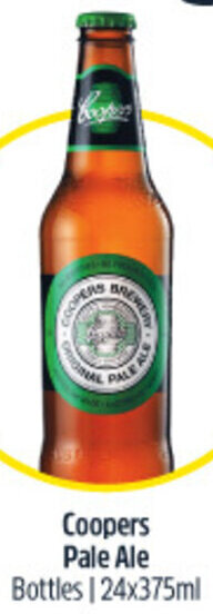 Woolworths Coopers Pale Ale Bottles 24x375ml offer
