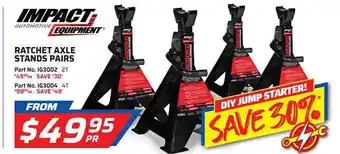 Ratchet Axle Stands Pairs