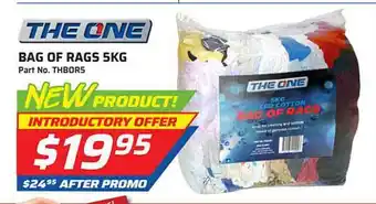 Auto One The One Bag Of Rags 5kg offer