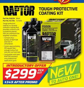 Raptor Tough Protective Coating Kit