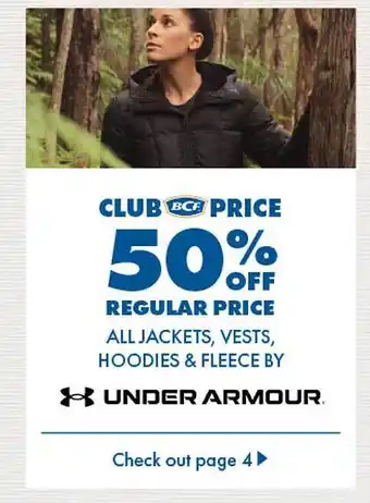 BCF Under Armour Jackets, Vests, Hoodies & Fleece By offer