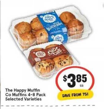 IGA The Happy Muffin Co Muffins offer