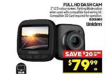 Autopro Full Hd Dashcam Uniden offer