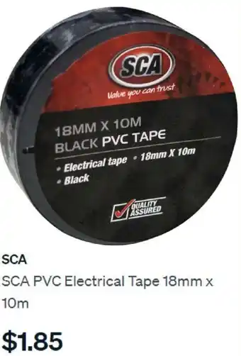 SuperCheap Auto SCA PVC Electrical Tape 18mm x 10m offer