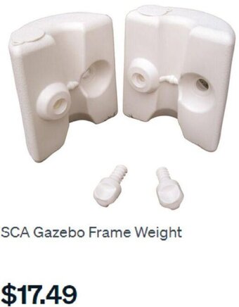 SuperCheap Auto SCA Gazebo Frame Weight offer
