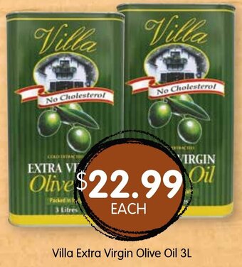 Spudshed Villa Extra Virgin Olive Oil 3L offer