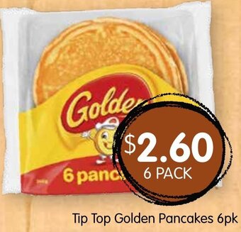 Spudshed Tip Top Golden Pancakes 6pk offer