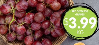 Spudshed Red Seedless Grapes offer