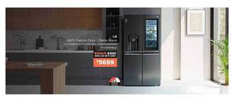 Bing Lee Lg 847l French Door - Matte Black offer