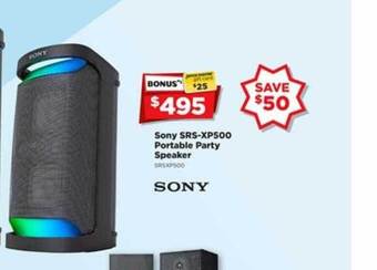 Sony Srs-xp500 Portable Party Speaker