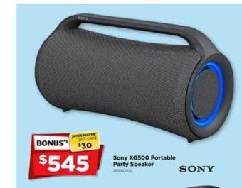 Joyce Mayne Sony Xg500 Portable Party Speaker offer
